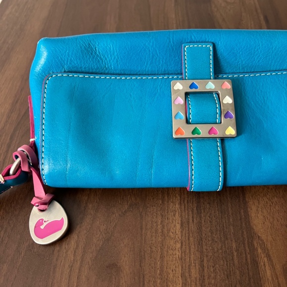 Dooney & Bourke Leather Heart Buckle Bag - Picture 2 of 9